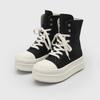 Versatile Martin Boots Men's Street Canvas Shoes Lace-up Trendy Big Head Platform Short Boots Men's Heightening Style High-top Shoes
