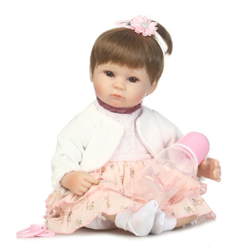 Realistic Baby Doll Role-Playing Girl Toy - Creative Gift Collection 40 cm