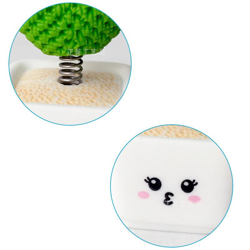 Ornement Cactus Exquis Finition Soignée Mini LOVE Cactus en Pot Résine Ornement de Voiture Ensemble pour Décoration Amour