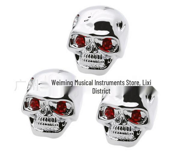 Skull Design Metal Guitar/Bass Volume Knob Cap