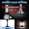 2 Stück 12000LM H7 H4 LED-Scheinwerfer H1 H8 H11 LED-Nebelscheinwerferlampe H16(JP) 9005 HB3 9006 HB4 9012 Hir2 LED DRL Auto Nebelscheinwerfer 6000K