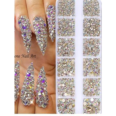 Decoração de unhas – Diamantes falsos e decorações para unhas