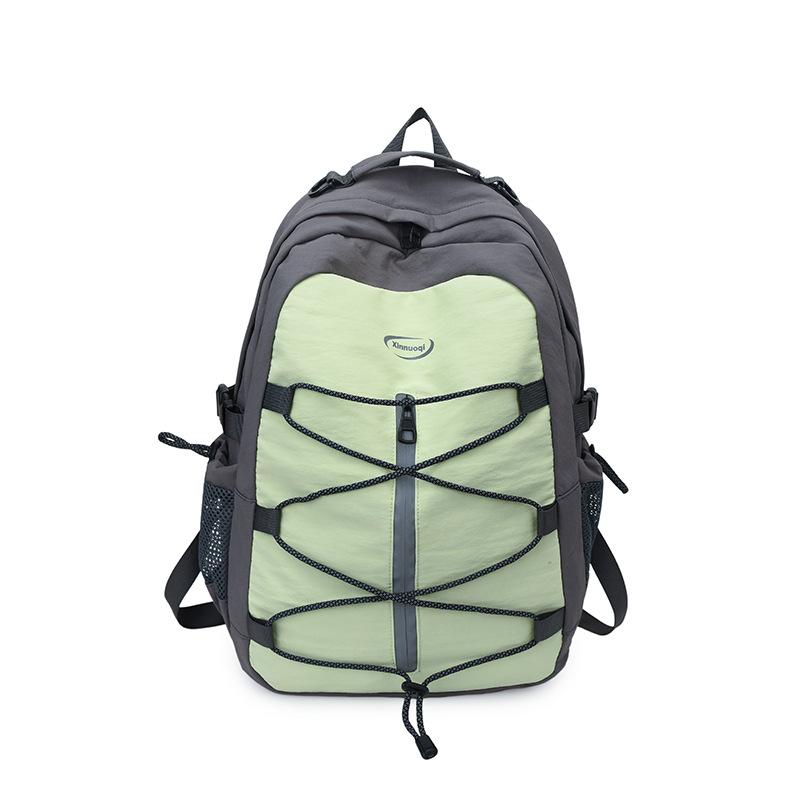 Schoolbag Mori ins new high-value fresh contrasting splicing backpack couple lightweight mountaineering travel spring outing backpack