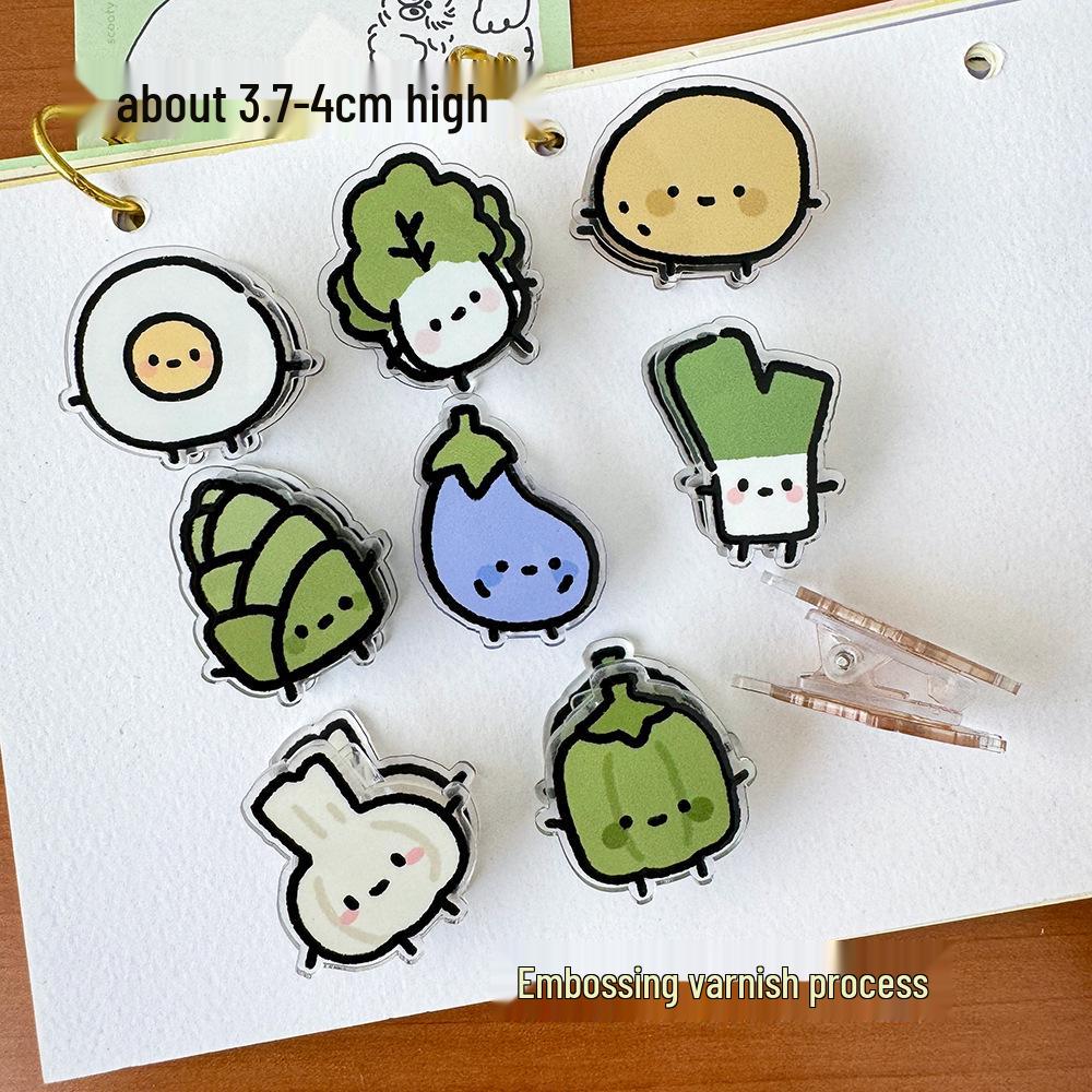 INS Cartoon Animal Decorative Gift Clips - Cute Sealing & Note Clips for Students
