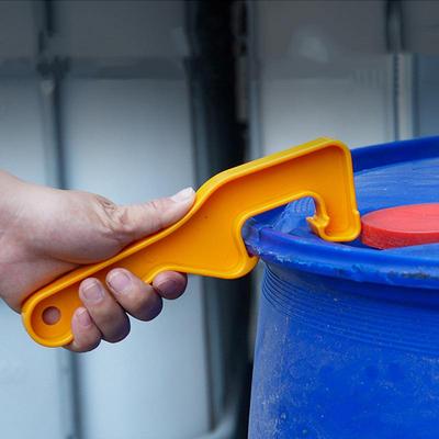 Ergonomischer Eimerdeckelöffner Rutschfester Griff Eimerdeckelheber Schraubenschlüssel Geeignet für Farbe Chemikalien Öl Eimer Verwendung