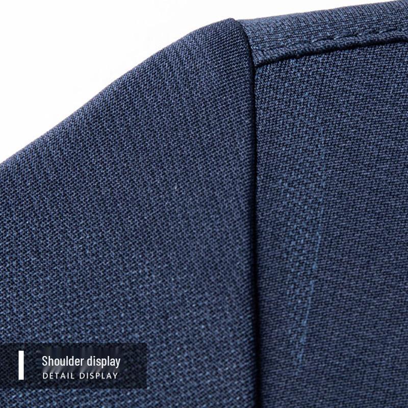 Hengyuanxiang Men's Wrinkle-Resistant Printed Short-Sleeve Shirt