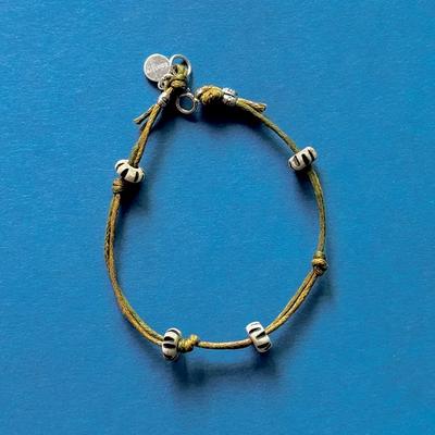 [Ugak] RAW KNOT BRACELET MOSS
