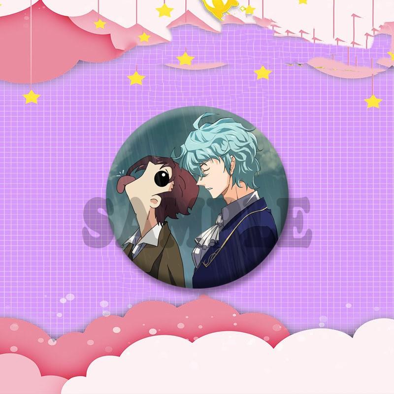 Korean BL Manhwa The Greatest Estate Designer Badges Cartoon Figure Button Brooch Round Lapel Pins Bag Hat Decor Friends Gifts