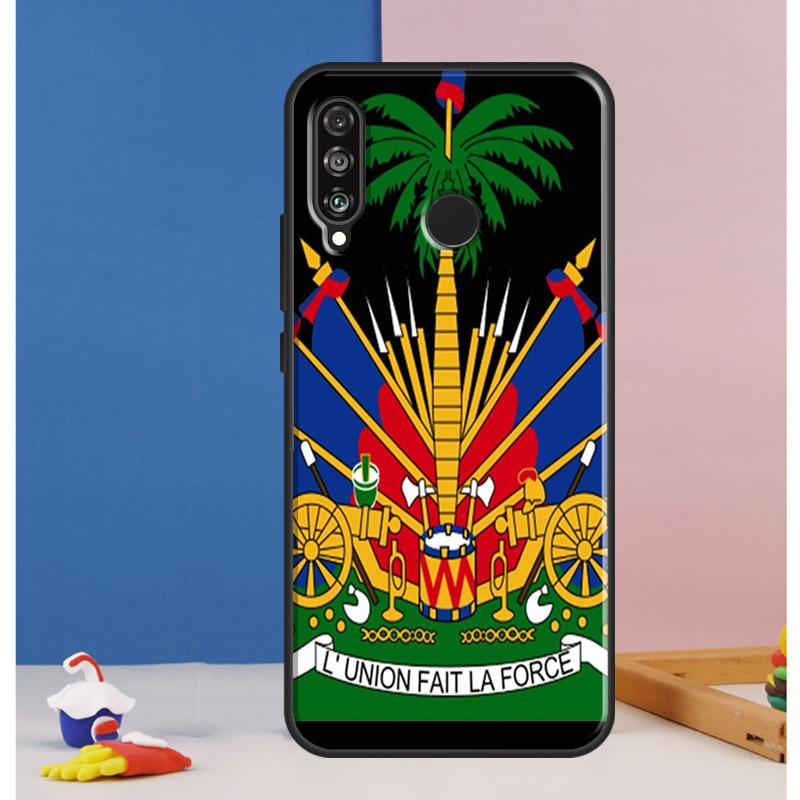 Haiti Haitian Flag For Huawei Nova 9 10 SE 12i 11i 8i 12s Y90 Y60 Y70 Y72 Y61 Y91 P20 P30 P40 Lite P60 Pro Case