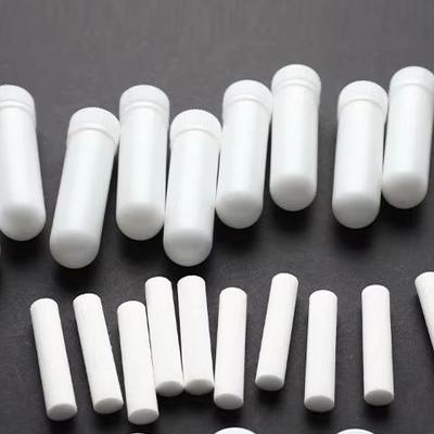 10Pcs White Empty Nasal Inhaler Tubes Portable Blank Nasal Inhaler Containers With Wicks For Perfume Essential Oils Aromatherapy