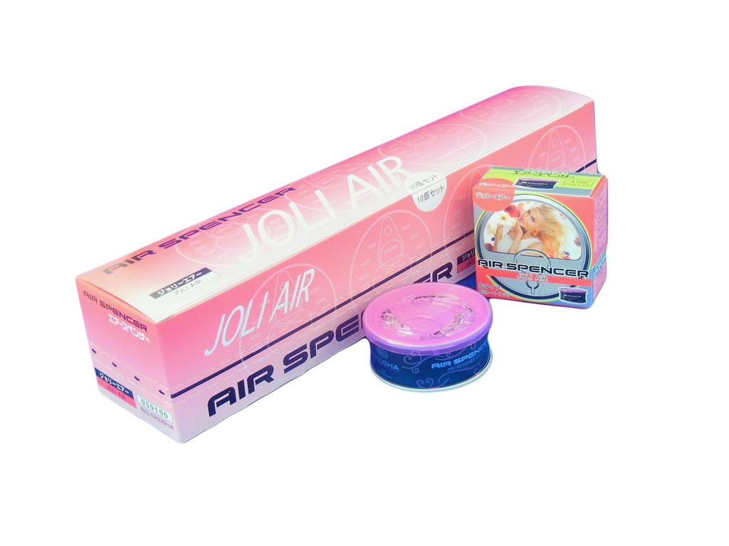 Eikousha Car Air Freshener Air Spencer Cartridge Jolly Air 40g X 10 10-Pack (Standing Type) A100-10