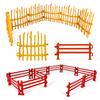 10Pc/Set Fence Decoration Model Simulation Farm Ranch DIY Sand Table Fence Accessories Static Decorate For Children Gifts