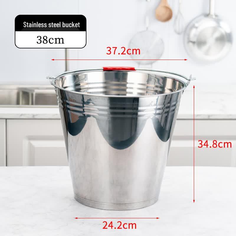 Stainless Steel Utility Bucket with Handle