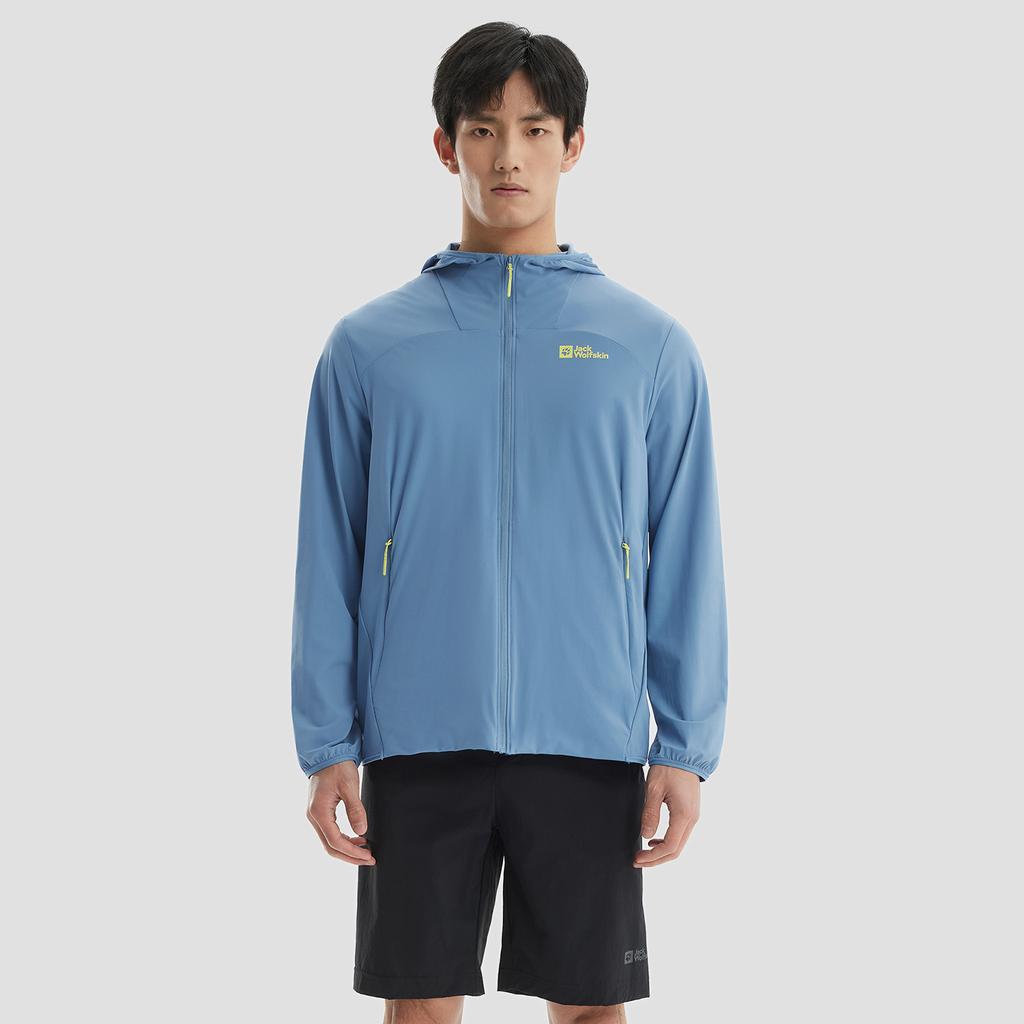 Jack Wolfskin Breathable And Quick Dry UV Protection Sun Protection Jacket Men's 5324131