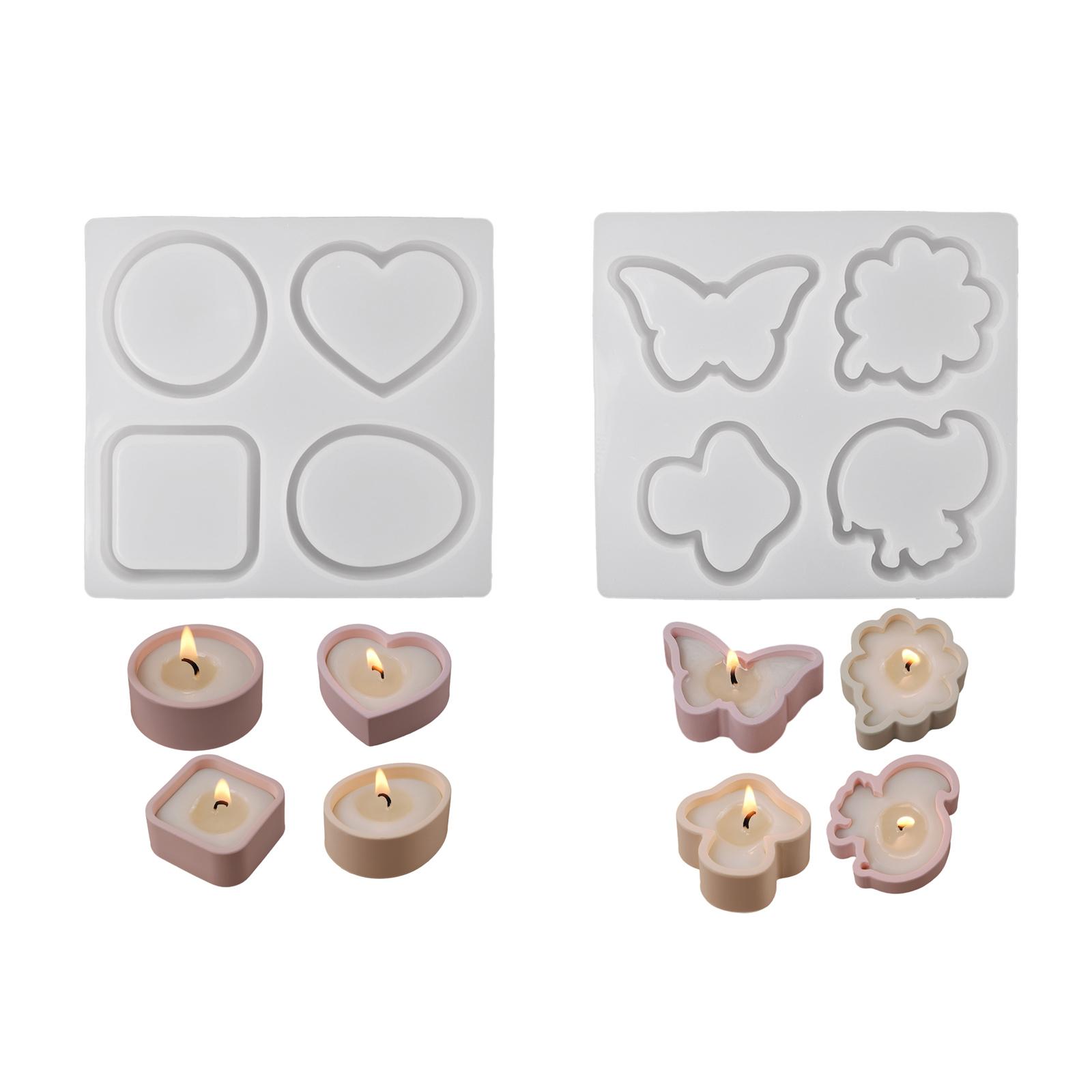 

Гибкая силиконовая форма для свечей в рождественских чашках, портативный аксессуар для ежедневного использования в рукоделии и декорировании A