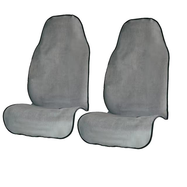 2 szt. Pokrowce na siedzenia samochodowe Sportowy ręcznik Poduszka na siedzenie Mata plażowa Uniwersalne dopasowanie Pokrowce ochronne Rozmiar uniwersalny Prać można do przedniego siedzenia