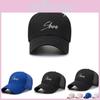 Stylish Summer Mesh Cap For Women With Letter Embroidery Adjustable Sun Protection