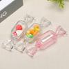 10pcs Transparent Mini Candy Box Candy Shape Snack Gift Box Cute Earrings Jewelry Box  Wedding