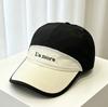 Quick-drying Color Matching Alphabet Embroidery Baseball Hat Men's and Women's Spring and Summer Versatile Casual Cap Street Personality Sun Hat