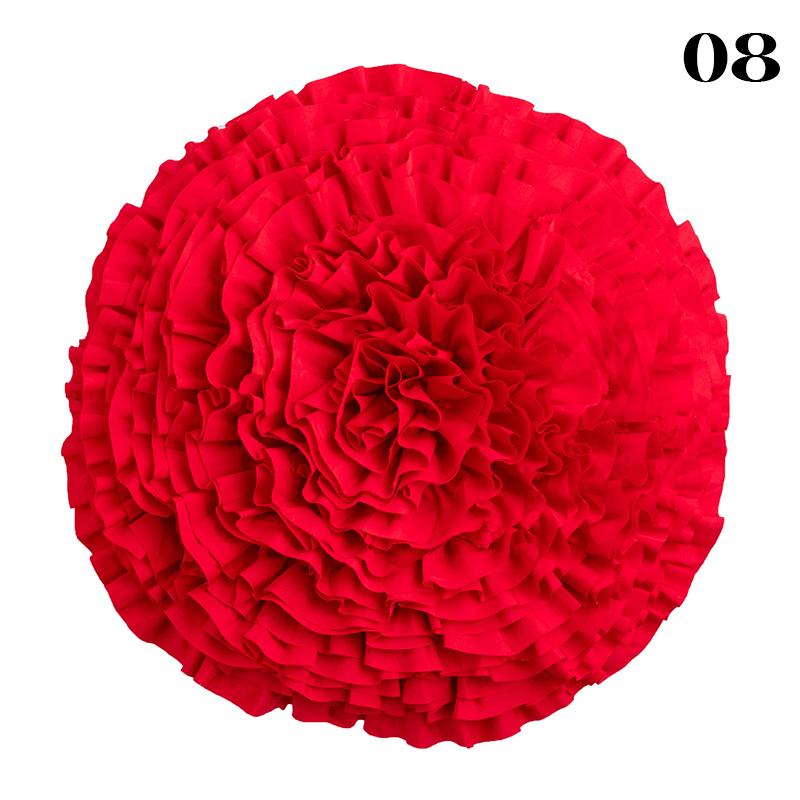 Luxury 3D Flower Pillowcase Handmade Pleated Flower Pillow Case Ins Sofa Cushion Cover Living Room Sofa Decor Throw Pillow Cover