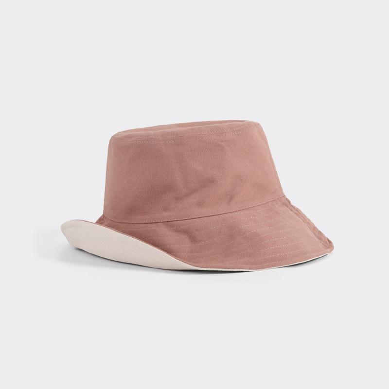 

Summer thin sunshade double-sided wearing haze blue fisherman hat children M (56-58cm) comes with windproof rope