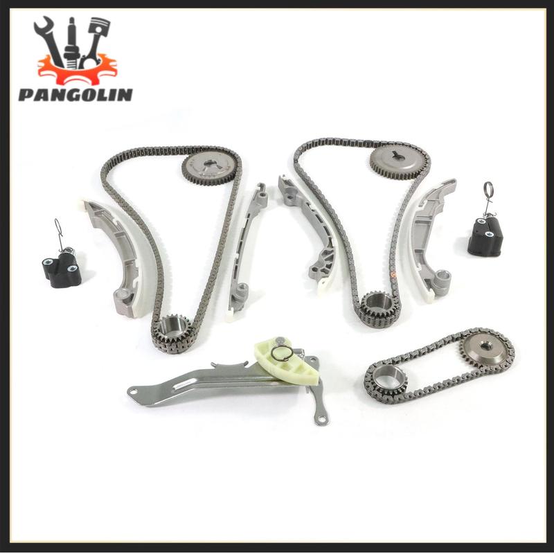 VK56VD Engine Timing Chain Kit W/Tensioner For Nissan Titan Armada Infiniti QX56 M56 QX80 Q70 5.6L V8 DOHC 32 Valve