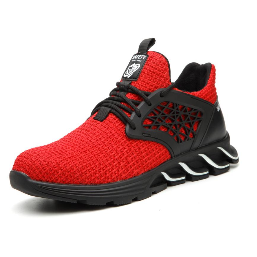 Border for Safety Shoes Men's European Standard Steel Head Anti-smashing And Anti-stab Safety Shoes Lightweight Breathable