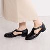 HIMIKO/Himiko/T-Strap Gurkha Shoes/651502 Black 240