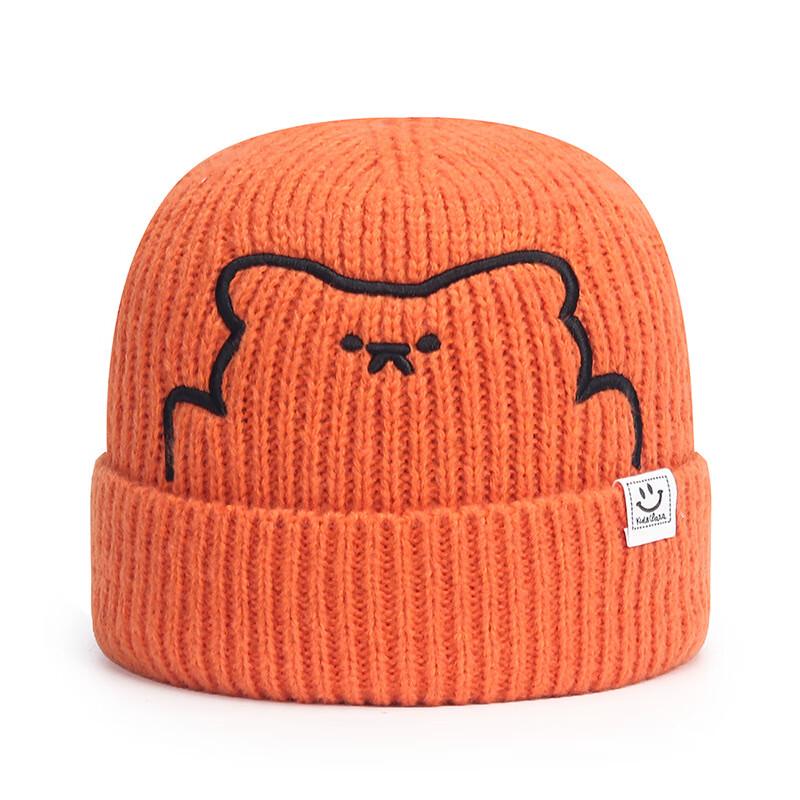 

ZHENYUEQI Winter Smiley Face & Bear Beanie Hat Elastic Fit