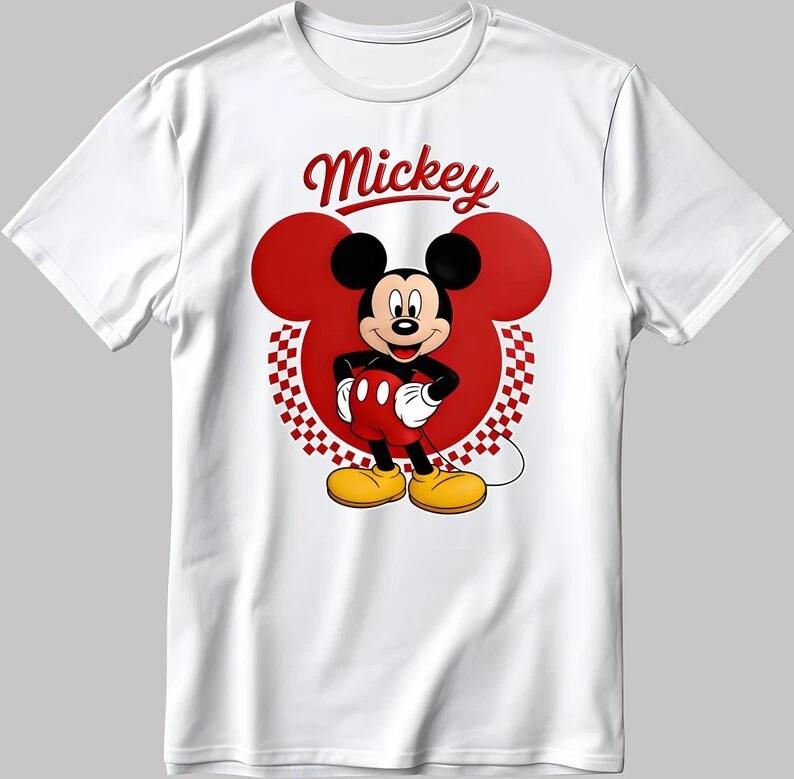Mickey Love Cute 1930 Princess White T Shirt With Unisex Style Best Gift S