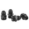 4 Peças O-Ring Boss Adaptador de Combustível Macho 1500PSI O-Ring Conexão Adaptadora para Barra de Combustível Resfriador de Óleo Bomba de Combustível 10AN ORB