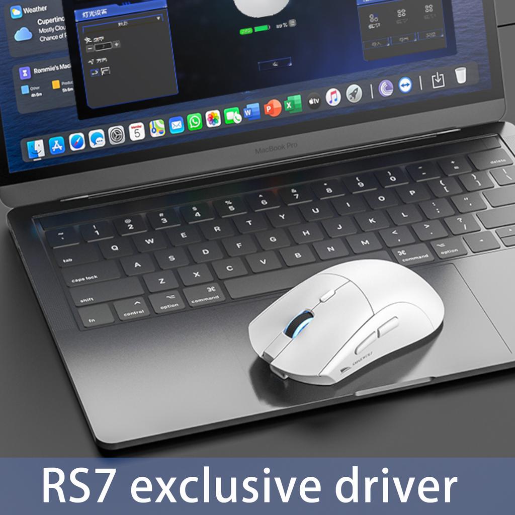 SMAILWOLF RS7 Bluetooth kabellose Gaming-Maus Drei-Modus PAW3311 Makro-Definition Maus Laptop Gaming Büro