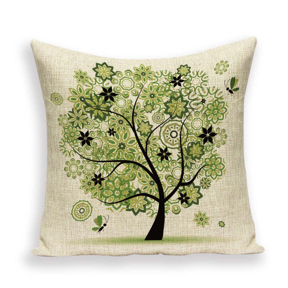tree pillow covers