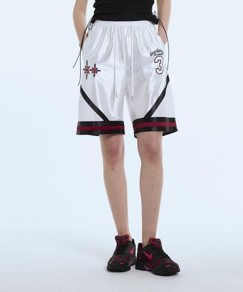 LARTIGENT L11 Big Number Shorts(White)