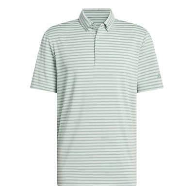 Ultimate365 Stripe Polo Shirt Golf Herren Poloshirt Silber-Grau-Grün Miracle-Silver JF8999