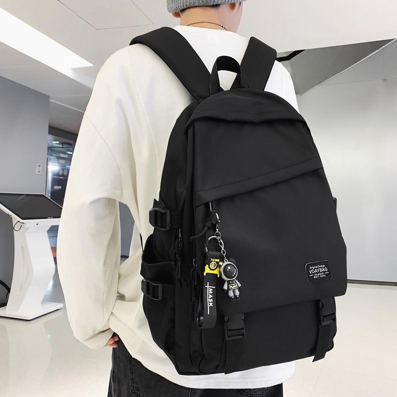 Backpack Simple Female College Student Versatile Large Capacity Computer Travel Backpack Female Junior High School Student School Bag