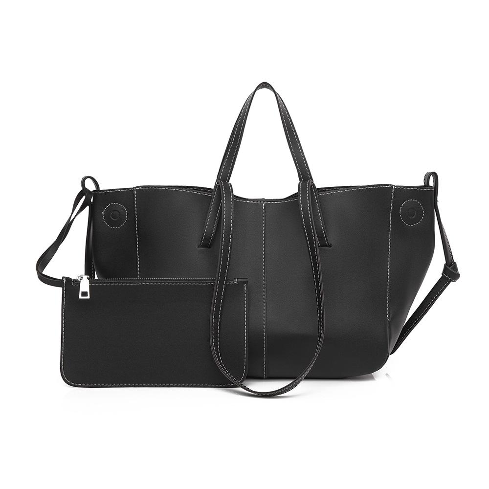 Women s Large Capacity High-End European & American Commuter Tote Bag One Size