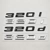 3D ABS Car Letters Logo 320d 320i Rear Trunk Badge Sticker Decals For 320d 320i G20 F30 E90 Auto Exterior Accessories EJ3