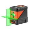 2 Lines Laser Level Three-Plane Self Levelling Alignment Laser Tool Horizontal & Vertical Cross-Line Green Beam-Portable