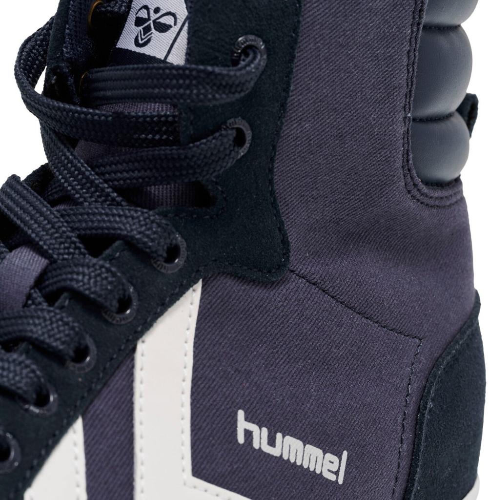 Кроссовки Hummel Slimmer Stadil High Canvas черные/пурпурные