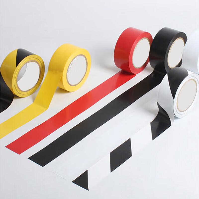Bingyu BJ494 PVC Safety Warning and Marking Tape, 4.8cm X 16yd, 2 Rolls