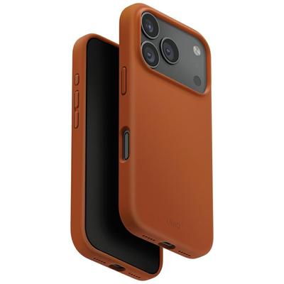 UNIQ Lino Case for iPhone 17 Pro Magclick Charging Orange