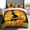 Duvet Cover Printed With Christmas Decoration Super Soft Brushed Microfiber Double Bed Comfortable Set With Zipper Closure And 2 Pillowcases