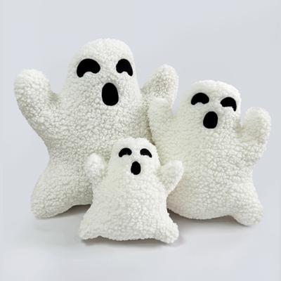 Halloween Ghost Pillow Decorative Plush Ghost Doll Full Stuffed Ghost Throw Pillow for Living Room Bedroom Sofa Home Decor