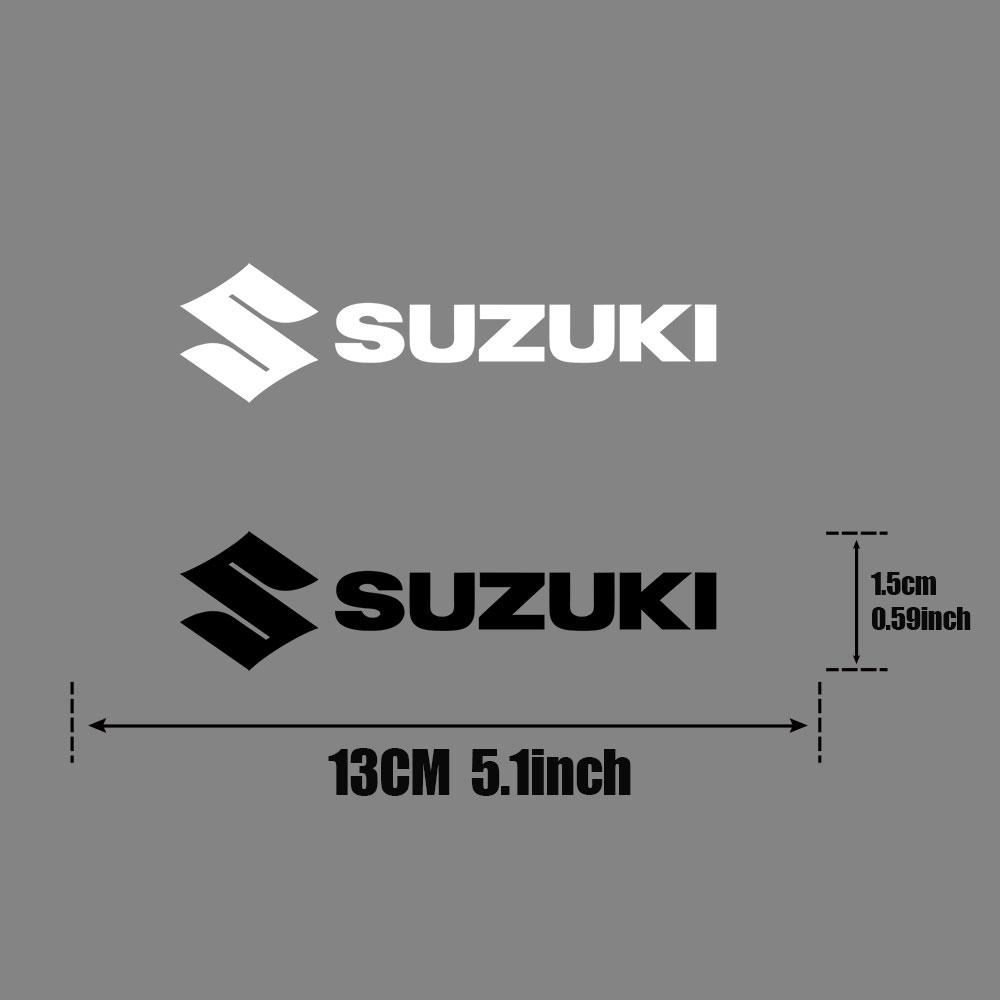 2PCS PVC Car Body Emblem Stickers Window Door Decor Decals For Suzuki Grand Vitara Swift Jimny Baleno SX4 Alto Auto Accessories