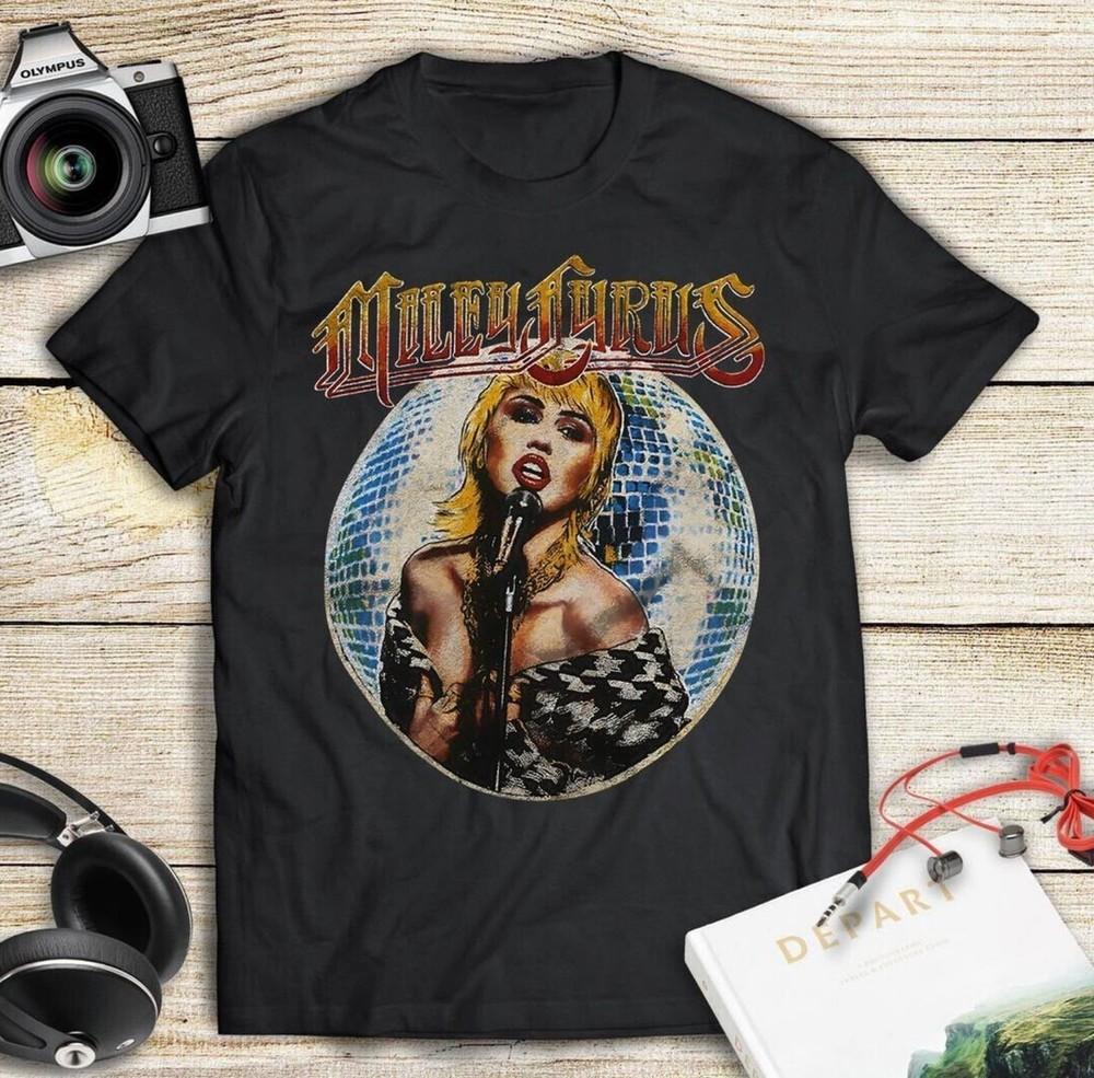 Miley Cyrus Midnight.Sky Vintage 90er Baumwolle Unisex Alle Größen 22D378 Unisex T-Shirt