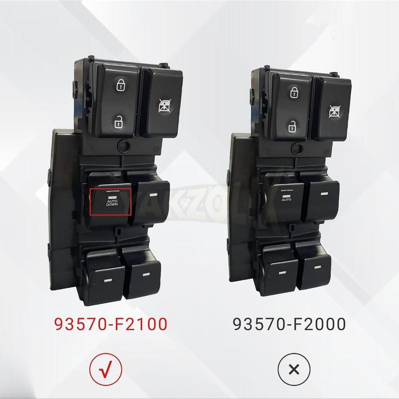 For Hyundai Elantra 2017 2018 Left Driver Side Master Power Window Control Switch Auto Down Car Parts 93570-F2100