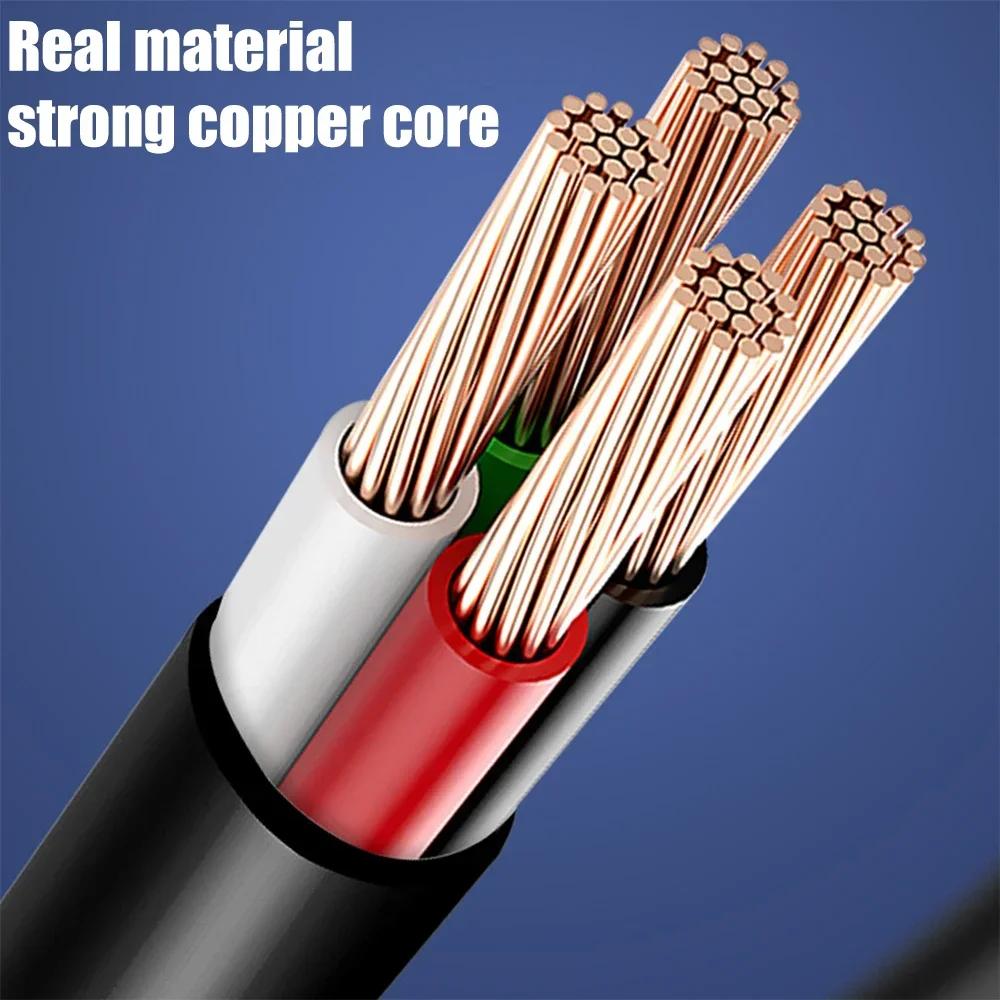 USB C Extension Cable Fast Charging & Transfer Data Type C Male to Female Extender Cord For Laptop Playstaion Tablet USB-C Hub
