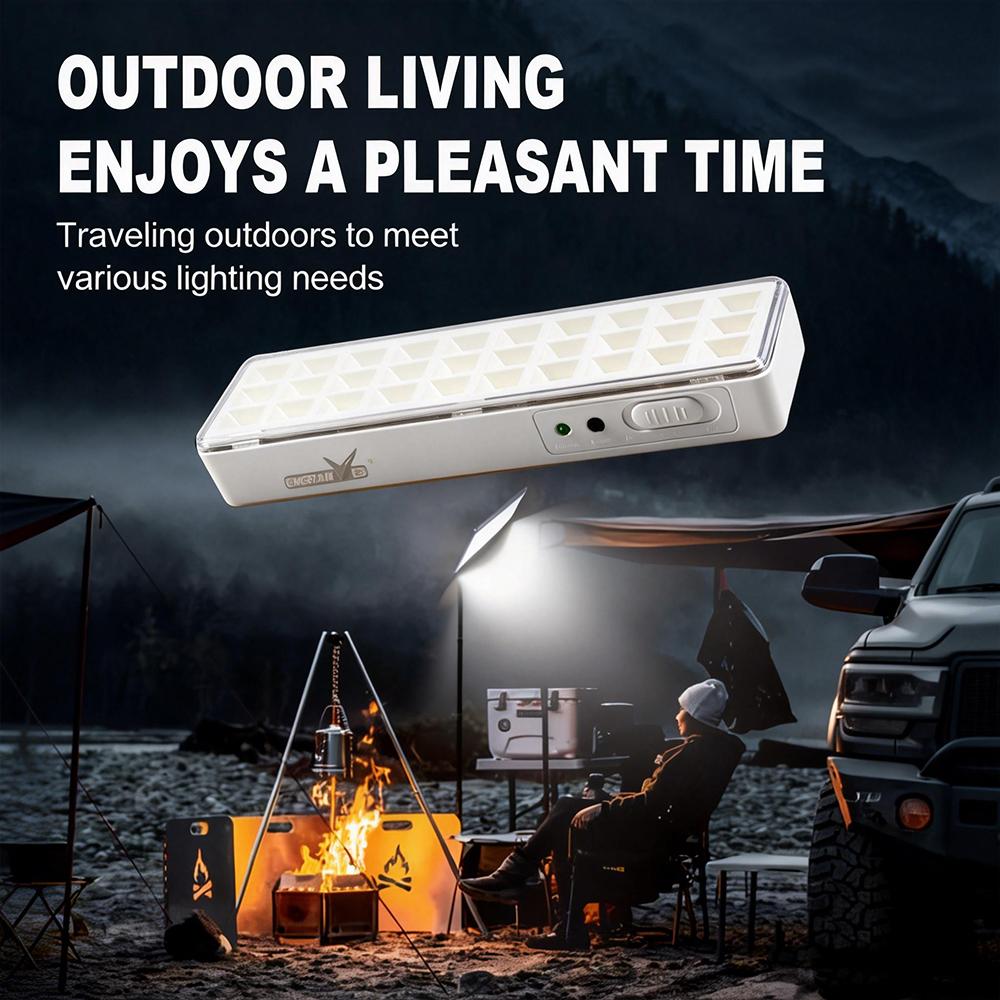 Wholesale 30LED Emergency Light Dimmable Firefighting Lamp Wall-mounted Evacuation Lights Portable Rechargeable Camping Light