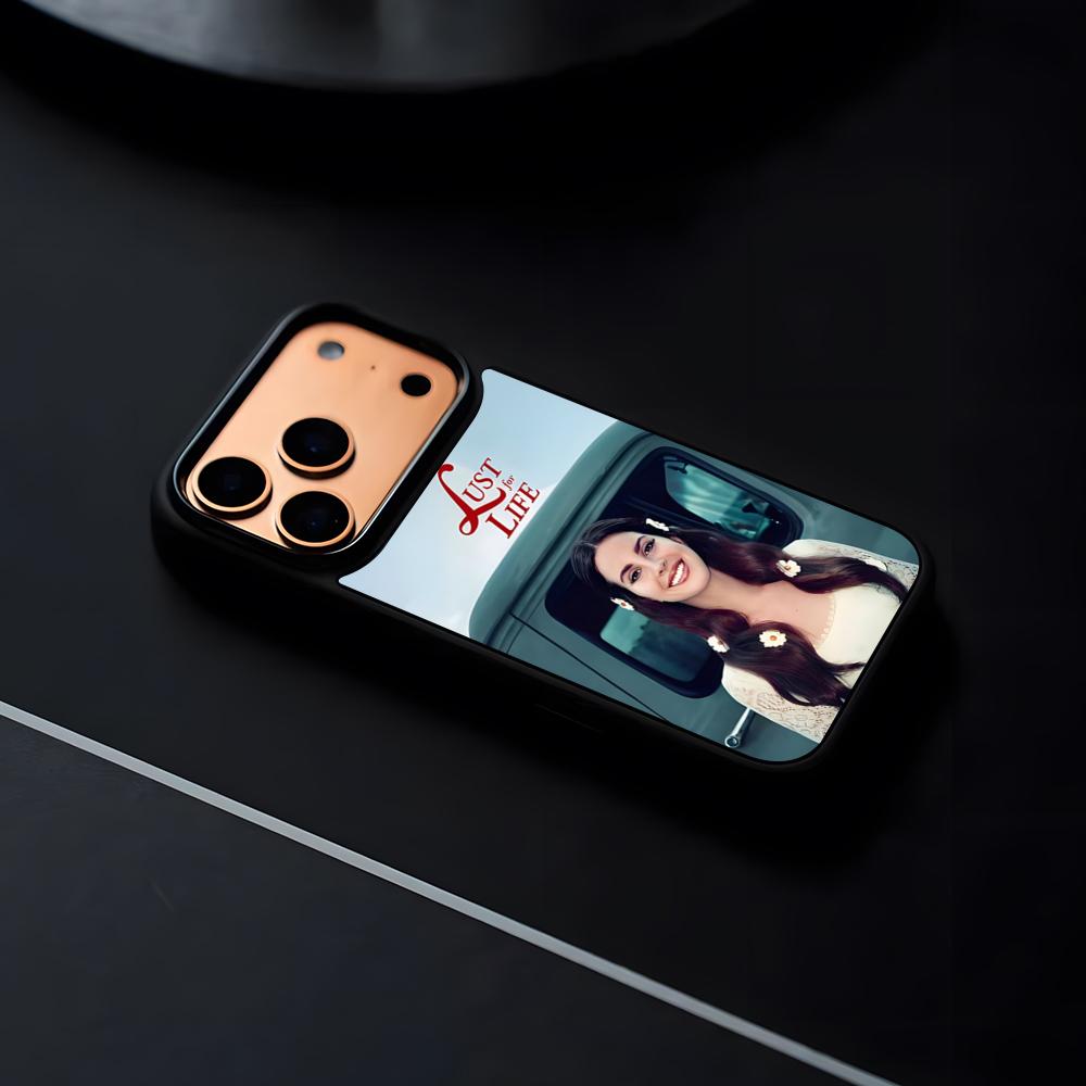 Lana Del Rey LDR Singer Phone Case For IPhone 17 16 15 14 13 12 Pro Max Plus Black Frame Hard Shell